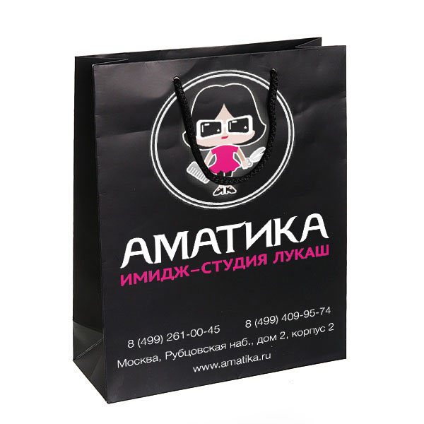 бумажный пакет салона